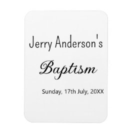 Íman Batismo católico crianças modernas e simples QR mí