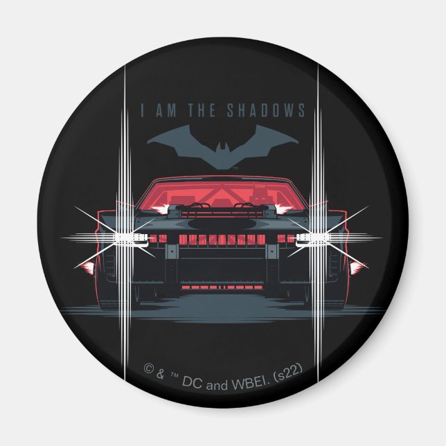 Íman Batman Batmobile - Eu Sou As Sombras (Frente)