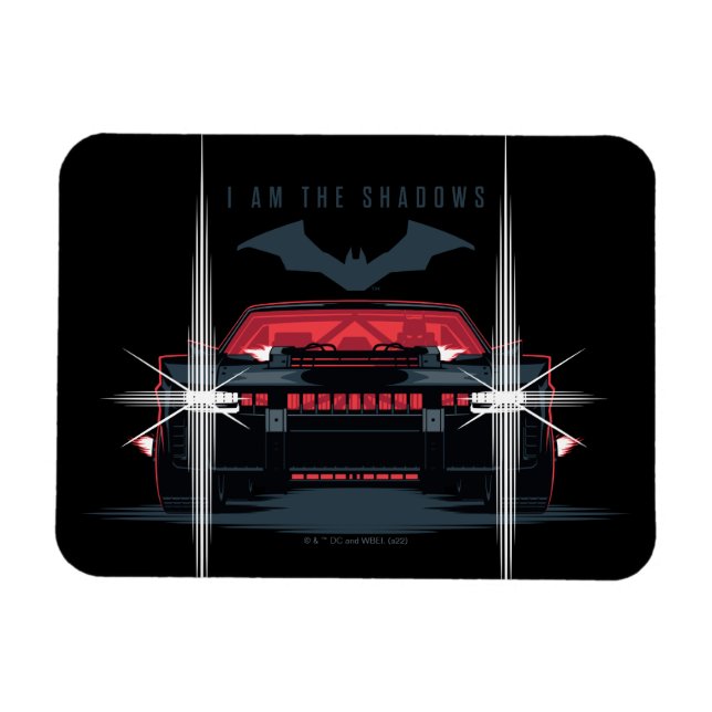 Íman Batman Batmobile - Eu Sou As Sombras (Horizontal)