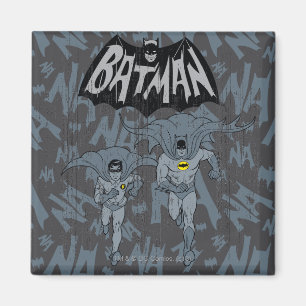 Íman Batman E Robin Com O Logotipo Com Gráfico Distint