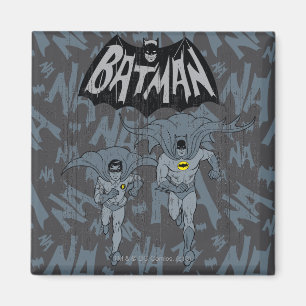 Íman Batman E Robin Com O Logotipo Com Gráfico Distinto