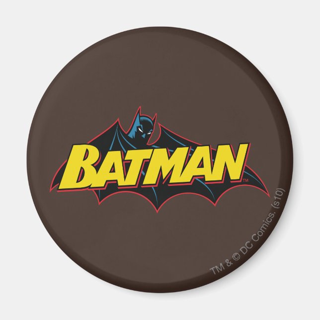 Íman Batman | Logotipo antigo da escola (Frente)