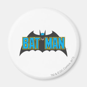 Íman Batman Logotipo azul de vinheta
