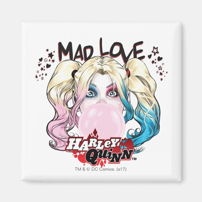 Íman Batman | Mad Love Harley Quinn Chew Bubble Gum (Frente)
