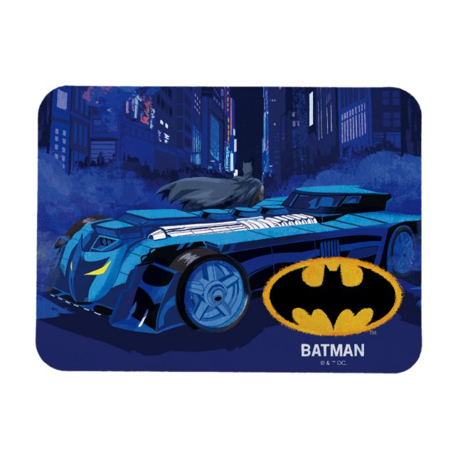 Íman Batman Patrulha Noturna na Cidade de Gotham (Horizontal)