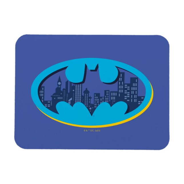 Íman Batman | Símbolo da Cidade de Gotham (Horizontal)