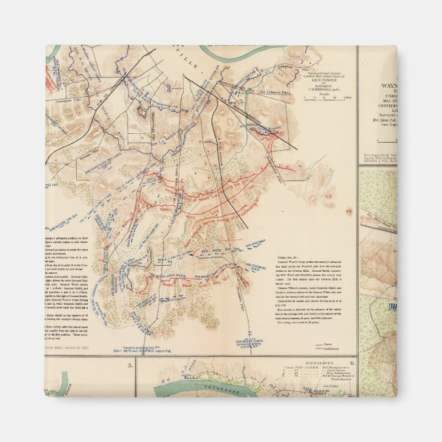 Íman Battlefields Nashville, Tenn (Frente)