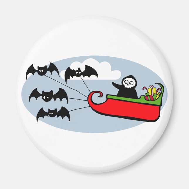 Íman Batty Christmas Sleigh (Frente)