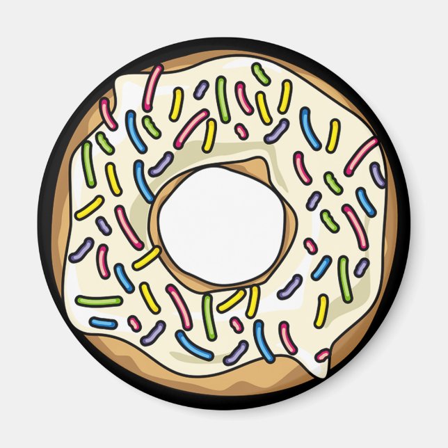 Íman Baunilha com Rosquinha de aspersores (Frente)