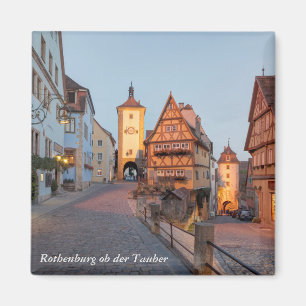 Íman Baviera, der Tauber do ob de Rothenburg