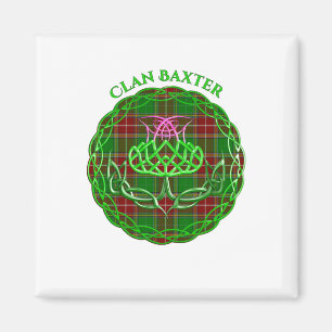 Íman Baxter Scottish Tartan Celtic Thiste