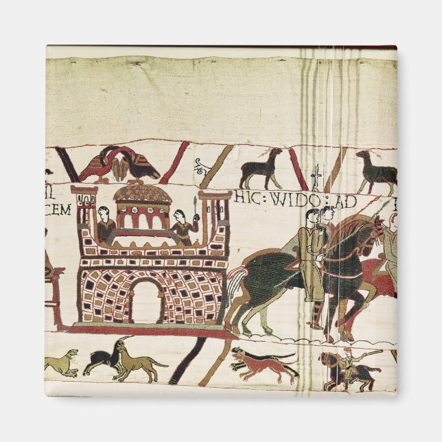 Íman Bayeux Tapeçaria Earl Harold a Duque da Normandia (Frente)