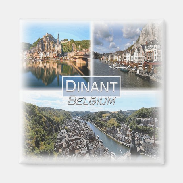 Íman BE0050 Europa, Bélgica, Dinant, Fridge (Frente)