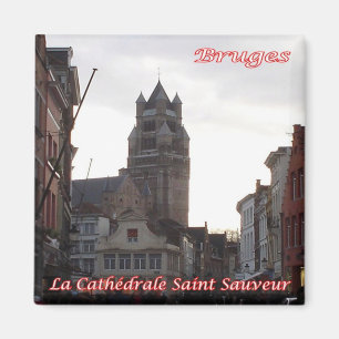 Íman BE - Bélgica - Bruges - Santo catedral - Sauveur