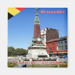 Íman BE - Bélgica - Bruxelas - Fontaine Anspach