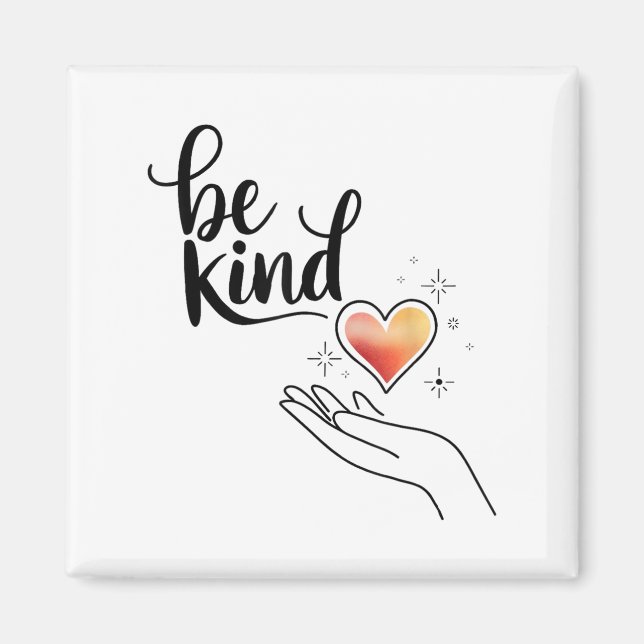 Íman Be Kind Insrational Quote Sitive Motivational  (Frente)
