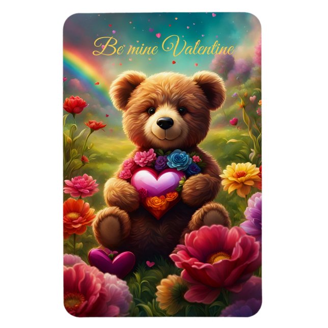 Íman Be mine Valentine Teddy 1 (Vertical)