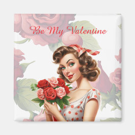 Íman Be My Valentine Sweetheart Magnet 