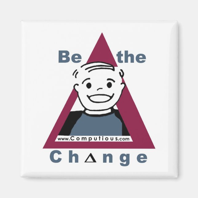 ÍMAN "BE THE CHANGE" (Frente)