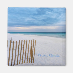 Íman Beach Fence Morning Destin Florida Magnet