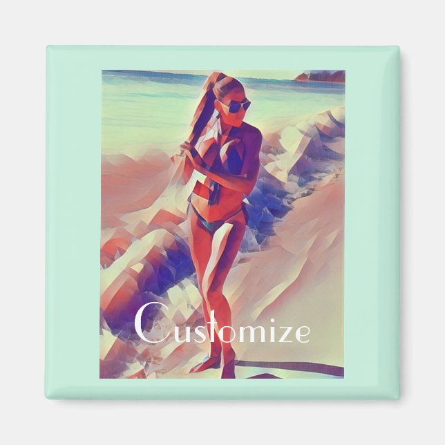 Íman Beach Girl Thunder_Cove (Frente)