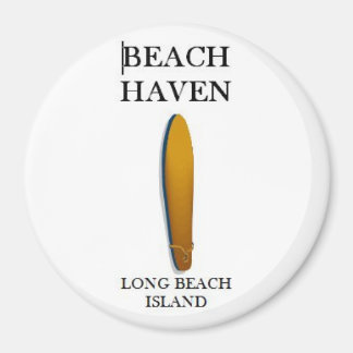 Íman Beach Haven, Long Beach Island Custom Car Magnet 1