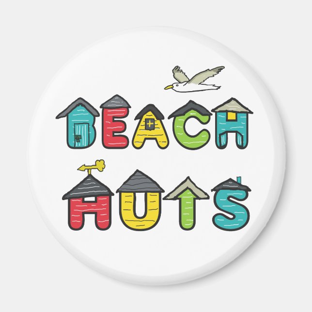 Íman Beach Huts (Frente)
