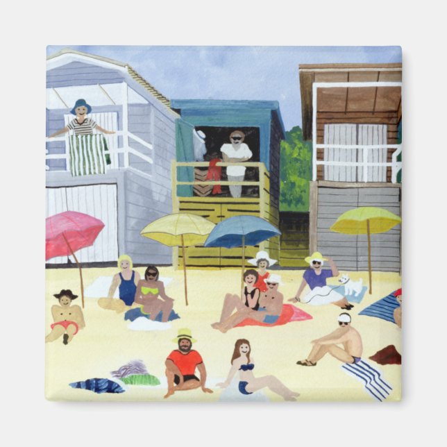 Íman Beach Huts 1991 (Frente)