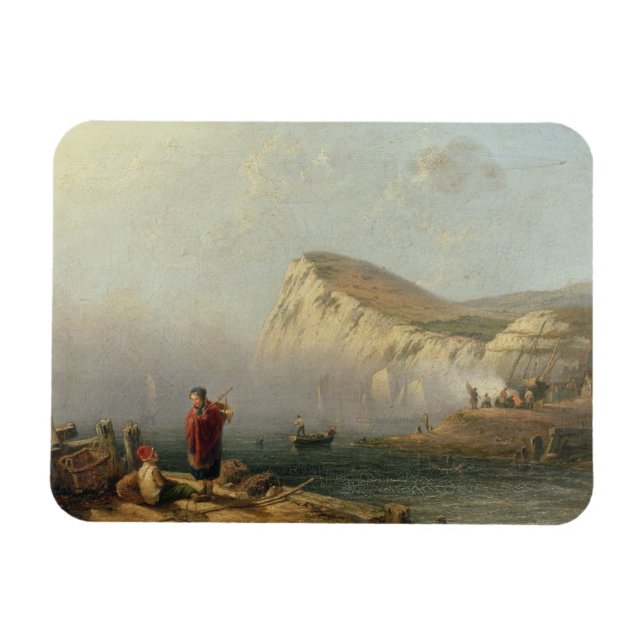 Íman Beachy Head, 1850 (óleo na canvas) (Horizontal)