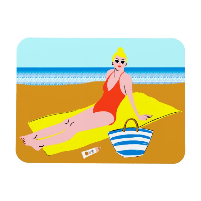 Íman Beachy Keen - Amarelo (Horizontal)