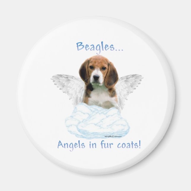 Íman Beagle Angel - Magnet (Frente)