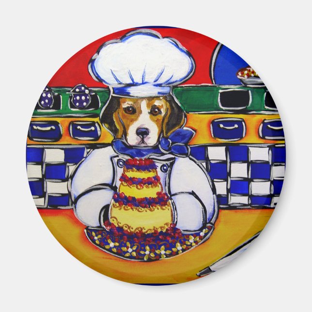Íman Beagle Chef (Frente)