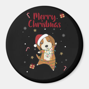 Íman Beagle Felry Natal Animais de inverno Cão