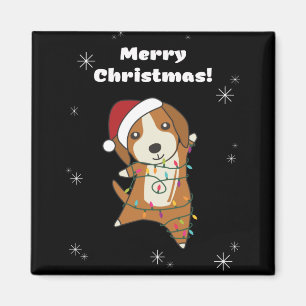 Íman Beagle Felry Natal Animais de inverno Cão