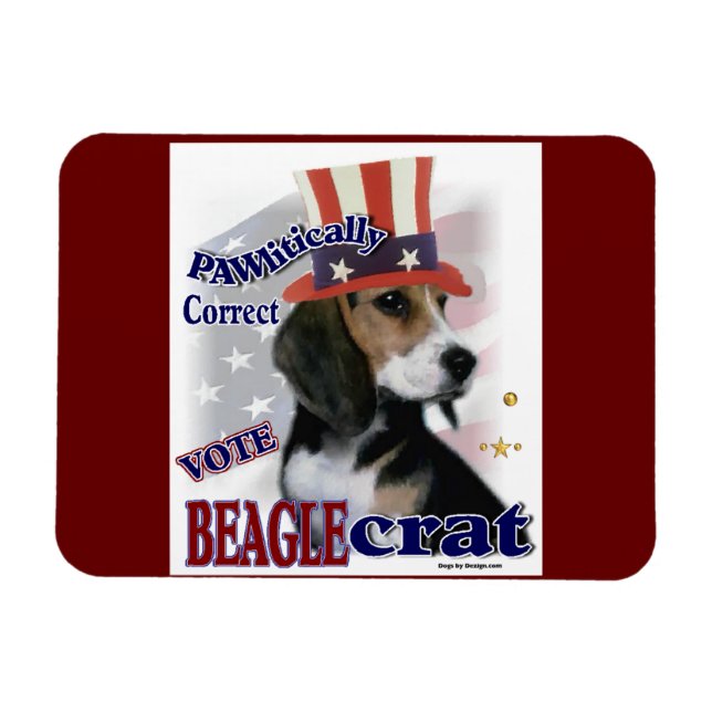 Íman Beagle Humor Político (Horizontal)