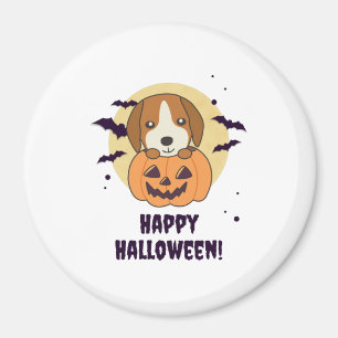 Íman Beagle In Pumpkin Sweet Dogs Happy Halloween