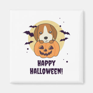 Íman Beagle In Pumpkin Sweet Dogs Happy Halloween