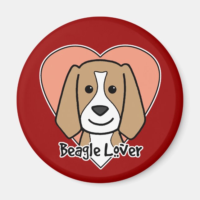 Íman Beagle Lover (Frente)
