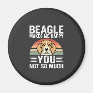 Íman Beagle Me Faz Feliz Amante de Cachorro