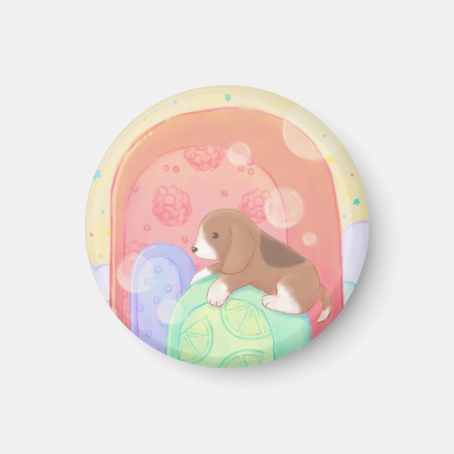 Íman Beagle & Popsicles (Frente)