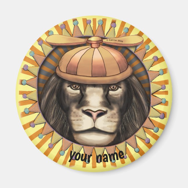 Íman Beanie Lion (Frente)