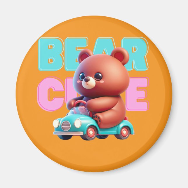 Íman Bear Diversão Magnética (Frente)