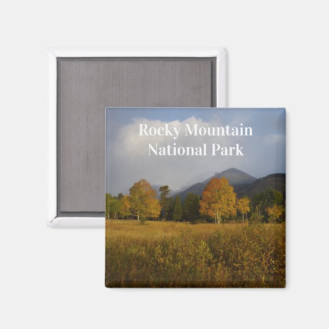 Íman Bear Lake Road Rocky Mountain National Park Magnet (Front/Back)