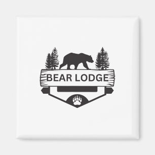 Íman Bear Lodge Wyoming Wiloming Urso Caminhante Campin