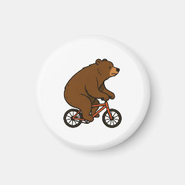 Íman Bear on a Bike – Wild Ride Vibes