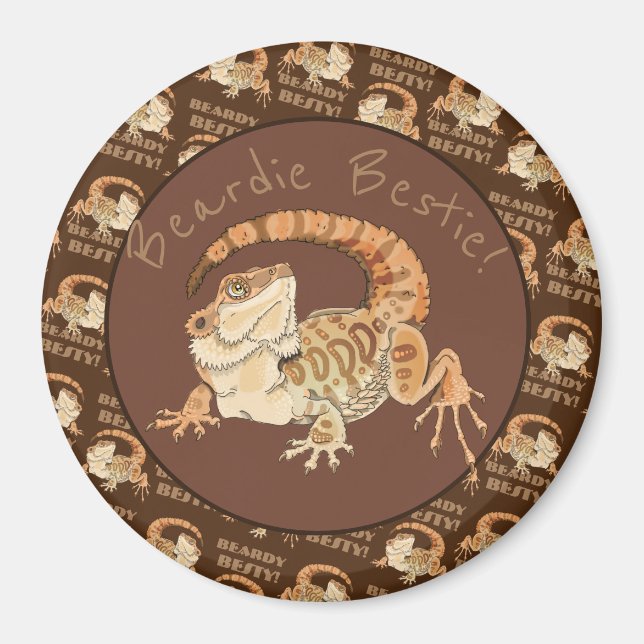 Íman Beardie Bestie! (Frente)