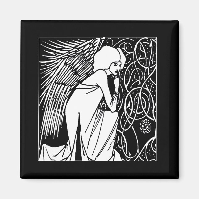 Íman Beardsley Nouveau Angel (Frente)