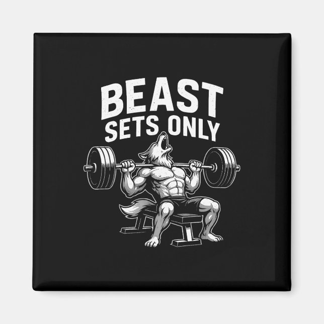 Íman Beast Define Somente Malhação De Workout Do Wolf G (Frente)