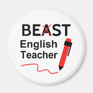 Íman Beast ou Best English Teacher Humor