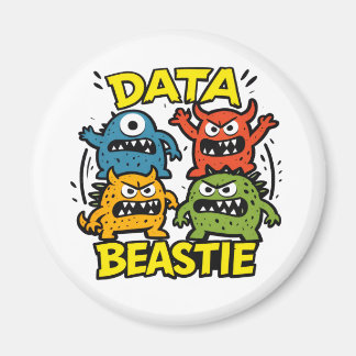 Íman Beastie Magnet de Dados Rosnantes